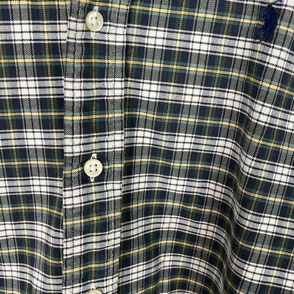 Ralph Lauren custom fit button down classic plaid print for the holidays sz L - Picture 4 of 7